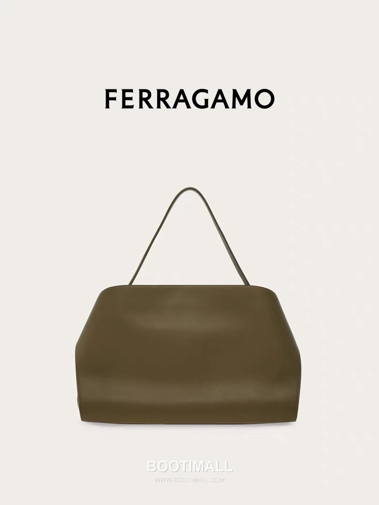 Salvatore Ferragamo Hug Sott Calfskin Top Handle Shoulder Bag with Gancini Lock 살바토레페라가모 허그 소트 카프스킨 탑핸들 숄더백 21-9816 34cm 7