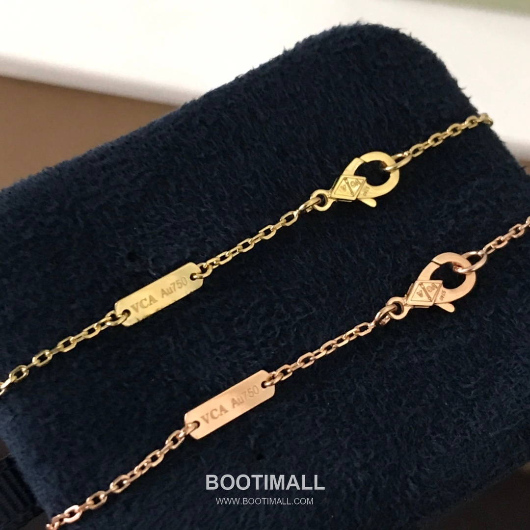 Van Cleef & Arpels Vintage Alhambra Multicolor Clover Necklace 반클리프 앤 아펠 빈티지 알함브라 멀티스톤 클로버 네크리스 12