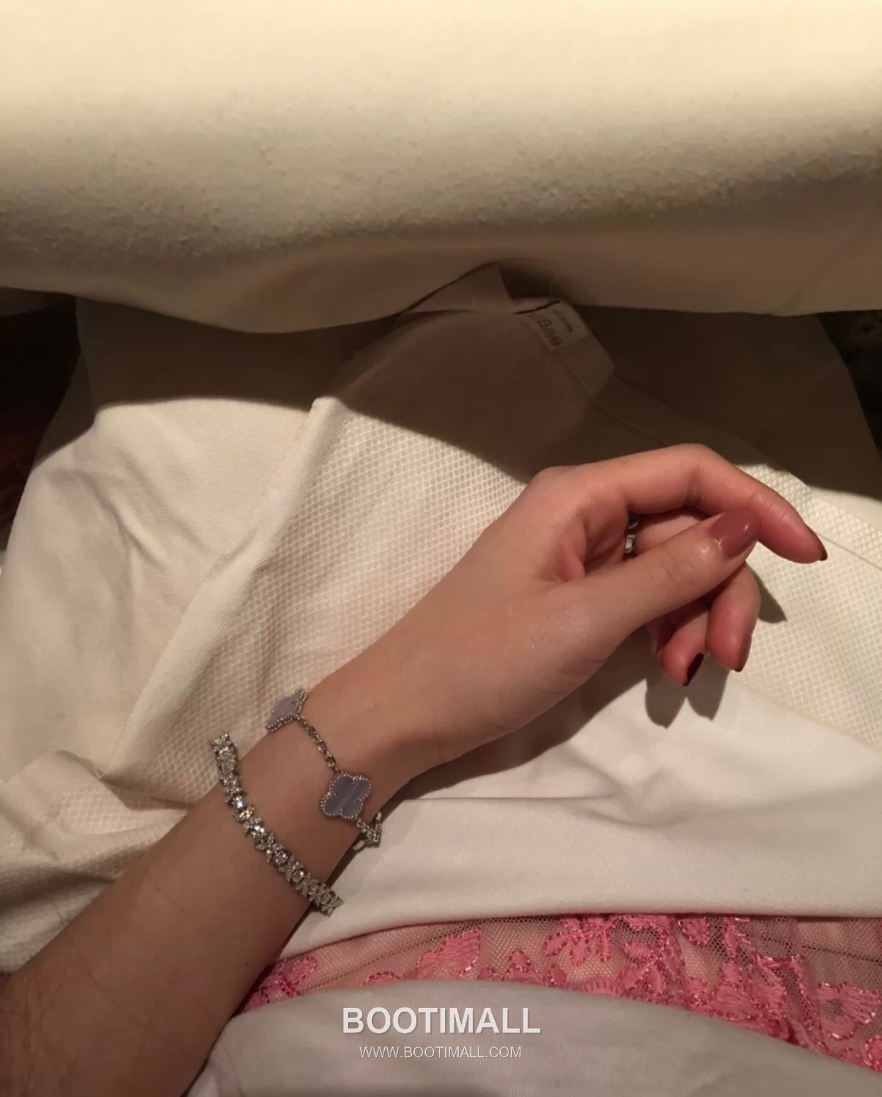 Van Cleef & Arpels Vintage Alhambra Multicolor 5 Motifs Bracelet 반클리프 앤 아펠 빈티지 알함브라 멀티스톤 5모티프 브레이슬릿 3