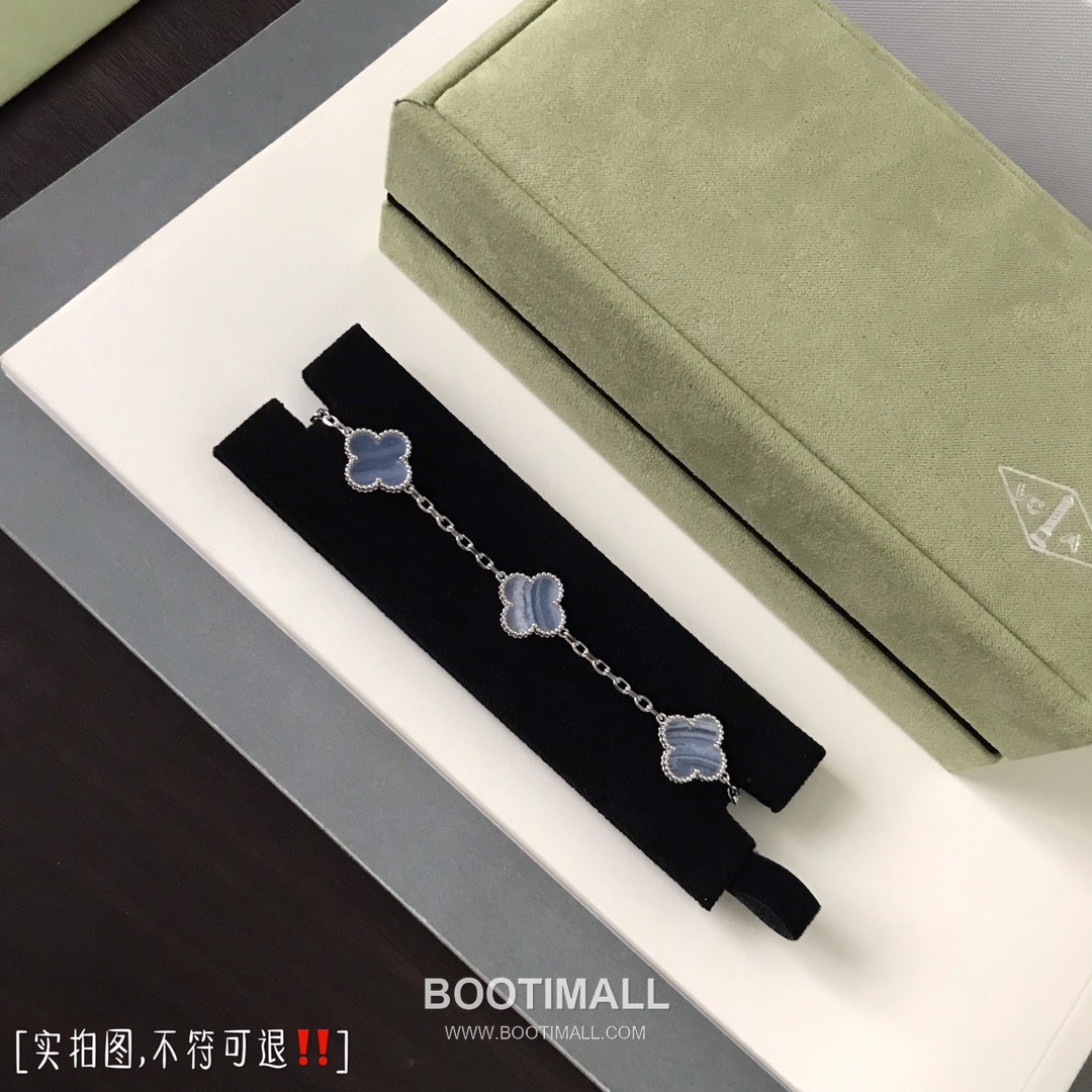 Van Cleef & Arpels Vintage Alhambra Multicolor 5 Motifs Bracelet 반클리프 앤 아펠 빈티지 알함브라 멀티스톤 5모티프 브레이슬릿 11