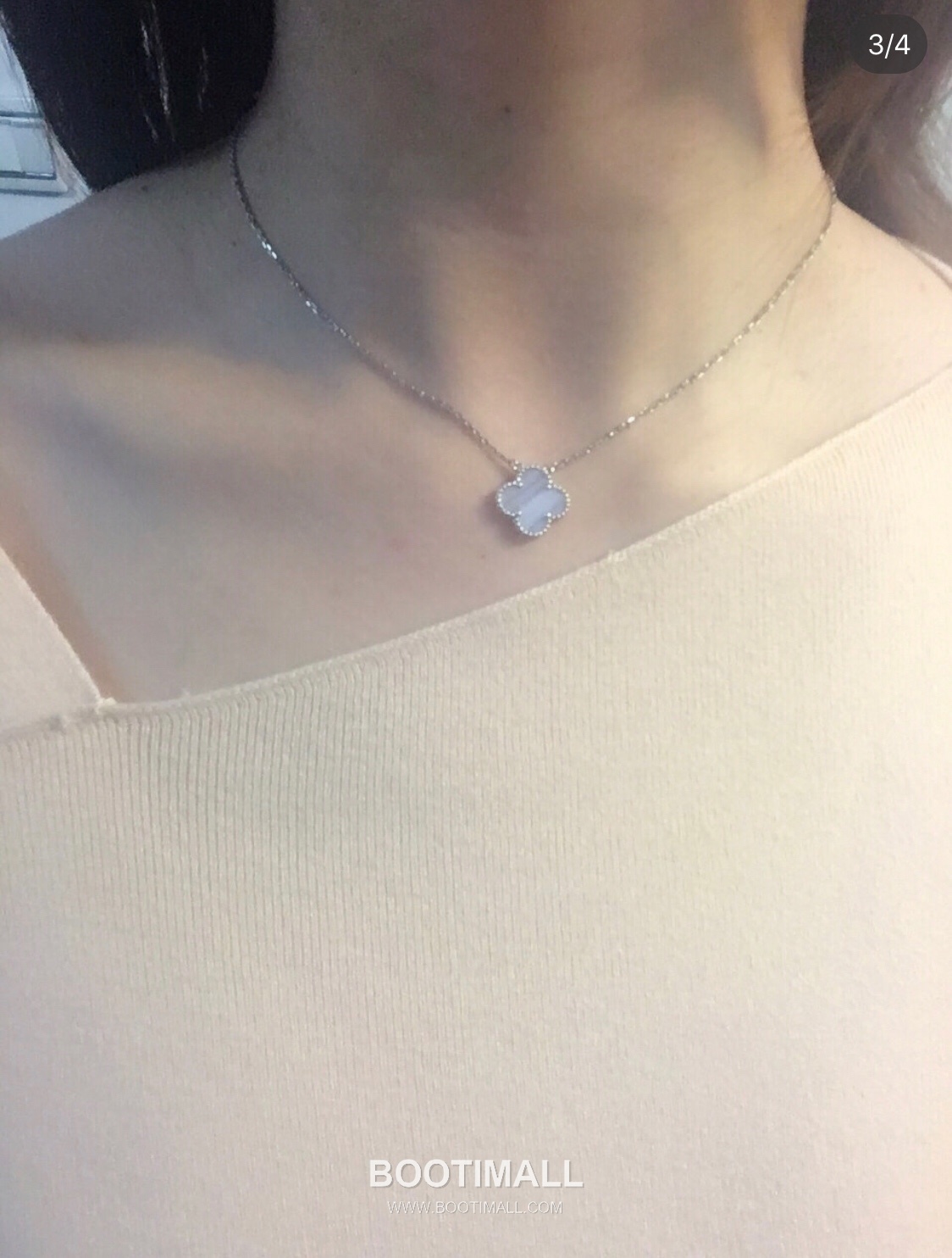 Van Cleef & Arpels Vintage Alhambra Multicolor Clover Necklace 반클리프 앤 아펠 빈티지 알함브라 멀티스톤 클로버 네크리스 4