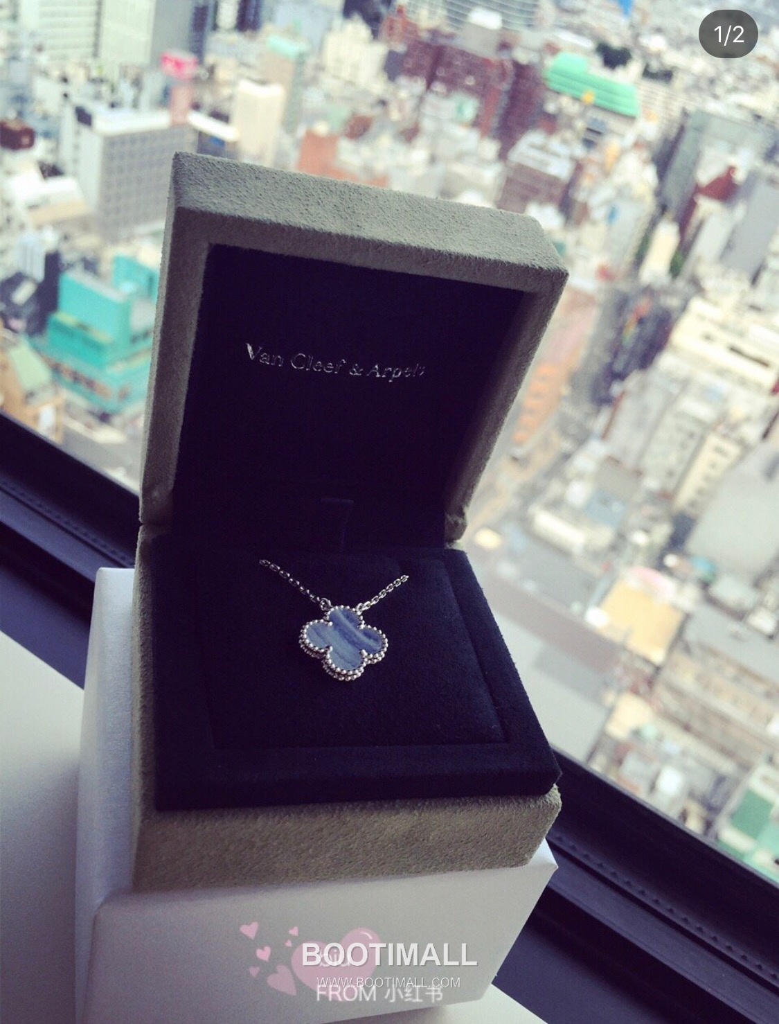 Van Cleef & Arpels Vintage Alhambra Multicolor Clover Necklace 반클리프 앤 아펠 빈티지 알함브라 멀티스톤 클로버 네크리스 6