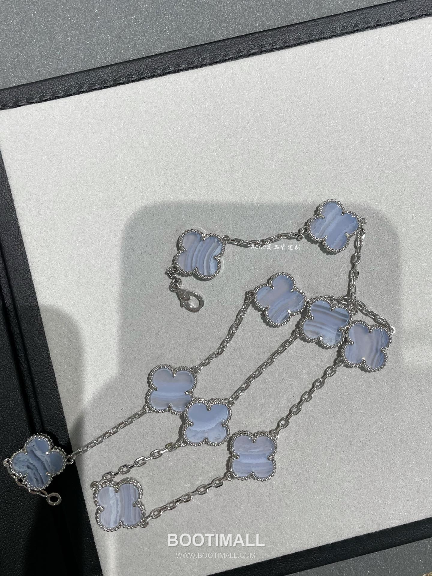 Van Cleef & Arpels Vintage Alhambra Multicolor 5 Motifs Necklace 반클리프 앤 아펠 빈티지 알함브라 멀티스톤 5모티프 네크리스 15