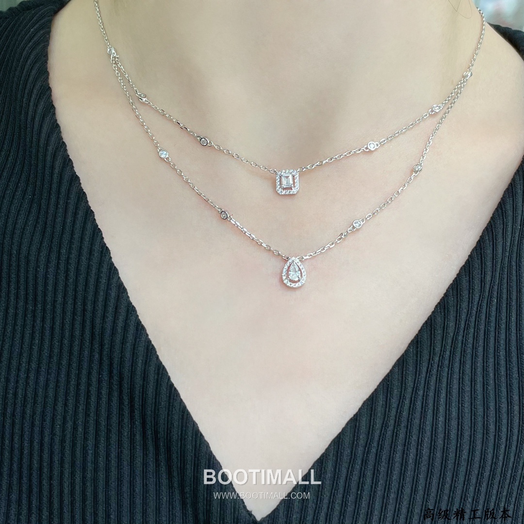 Messika Move Double Drop Necklace 메시카 무브 더블 드롭 네크리스 10