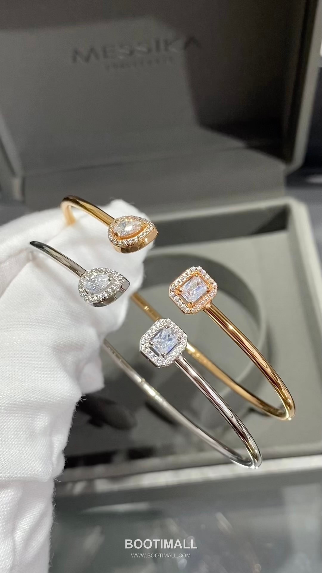 Messika Move Ice Sugar Open Bangle 메시카 무브 아이스 슈가 오픈 뱅글 1