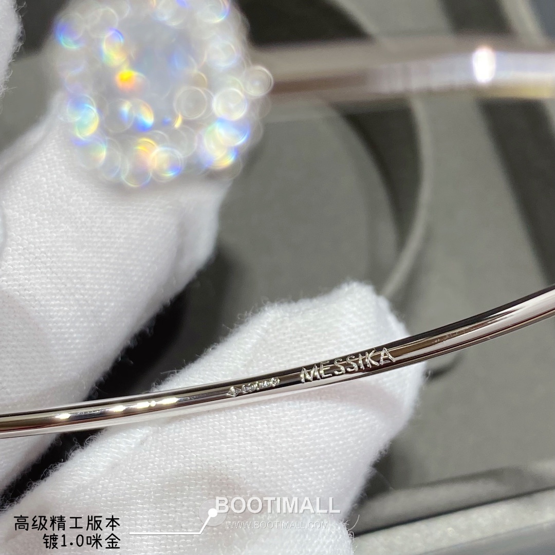 Messika Move Ice Sugar Open Bangle 메시카 무브 아이스 슈가 오픈 뱅글 7