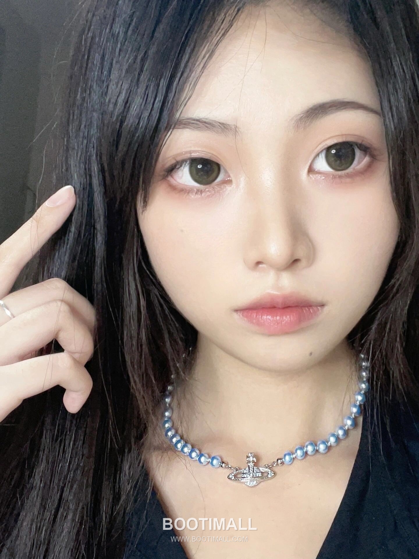 Vivienne Westwood Orb Swarovski Crystal Pearl Pendant Chain Necklace 비비안웨스트우드 오브 스와로브스키 크리스탈 펄 펜던트 체인 네클리스 2