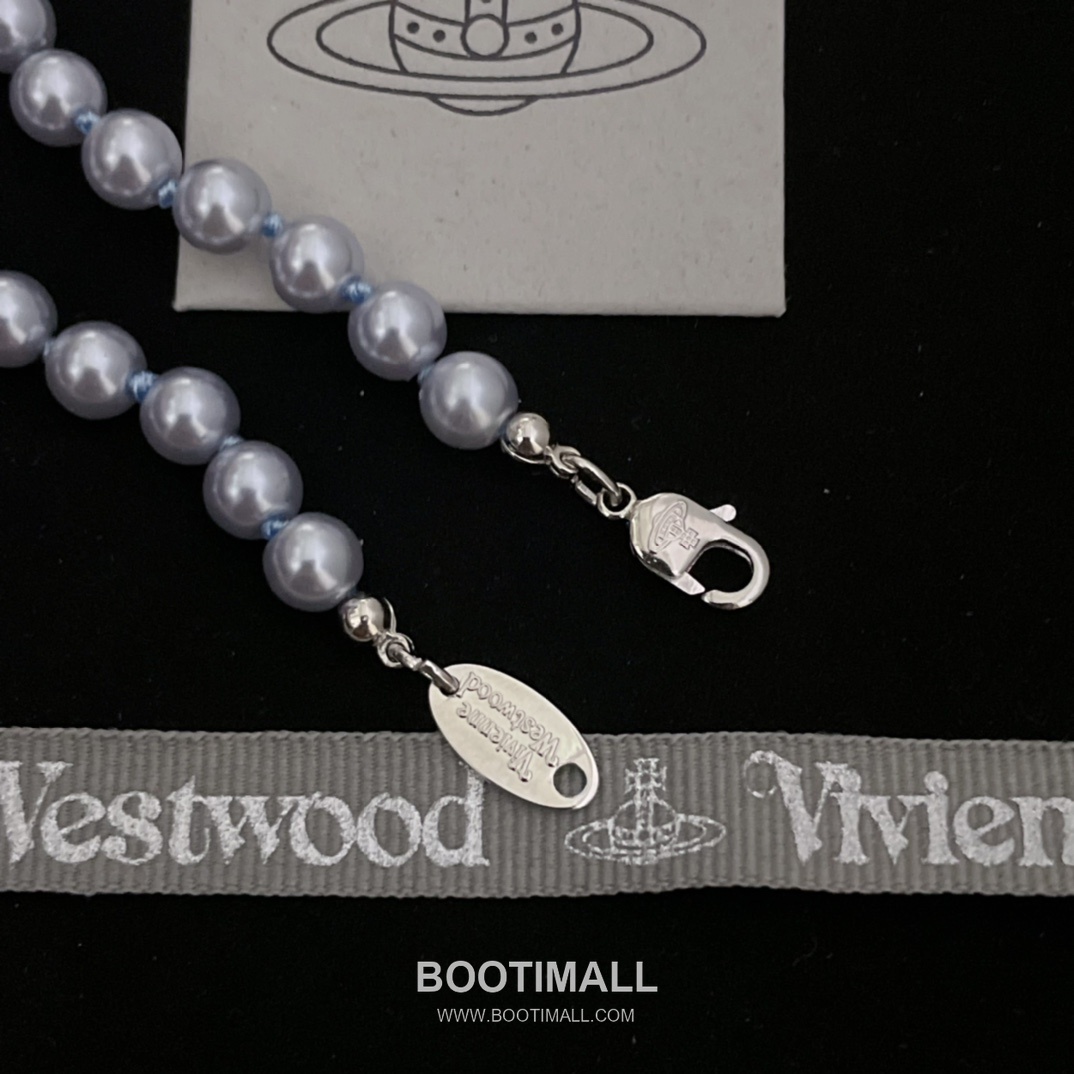 Vivienne Westwood Orb Swarovski Crystal Pearl Pendant Chain Necklace 비비안웨스트우드 오브 스와로브스키 크리스탈 펄 펜던트 체인 네클리스 15
