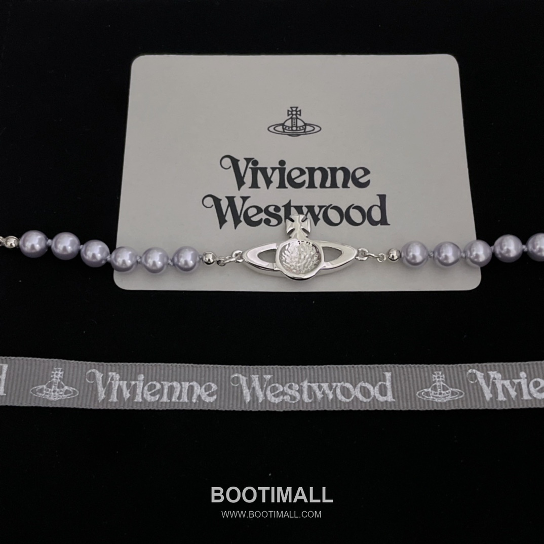 Vivienne Westwood Orb Swarovski Crystal Pearl Chain Bracelet 비비안웨스트우드 오브 스와로브스키 크리스탈 펄 체인 브레이슬릿 12
