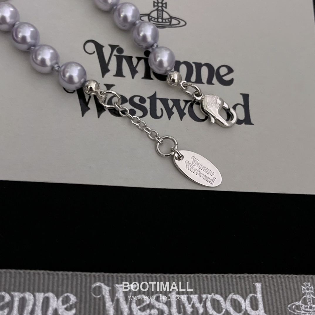 Vivienne Westwood Orb Swarovski Crystal Pearl Chain Bracelet 비비안웨스트우드 오브 스와로브스키 크리스탈 펄 체인 브레이슬릿 13
