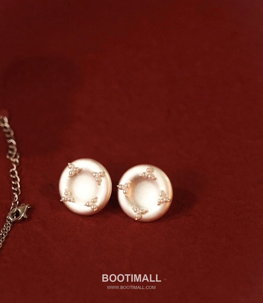 Celine Wild Flower Double Bloom Sterling Silver 925 Gold Plated Crystal Pendant Chain Necklace 셀린느 와일드 플라워 더블 블룸 스털링 실버 925 골드도금 크리스탈 펜던트 체인 이어링 45cm 6