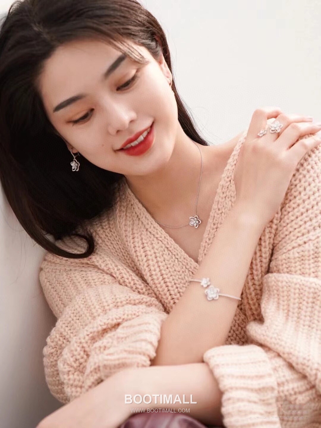 Graff Wild Flower Sterling Silver 925 Gold Plated Crystal Stud Earring 그라프 와일드 플라워 스털링 실버 925 골드도금 크리스탈 스터드 이어링 9