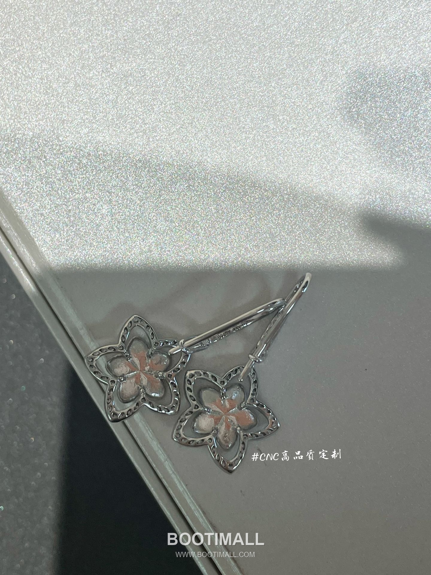 Graff Wild Flower Sterling Silver 925 Gold Plated Crystal Stud Earring 그라프 와일드 플라워 스털링 실버 925 골드도금 크리스탈 스터드 이어링 14