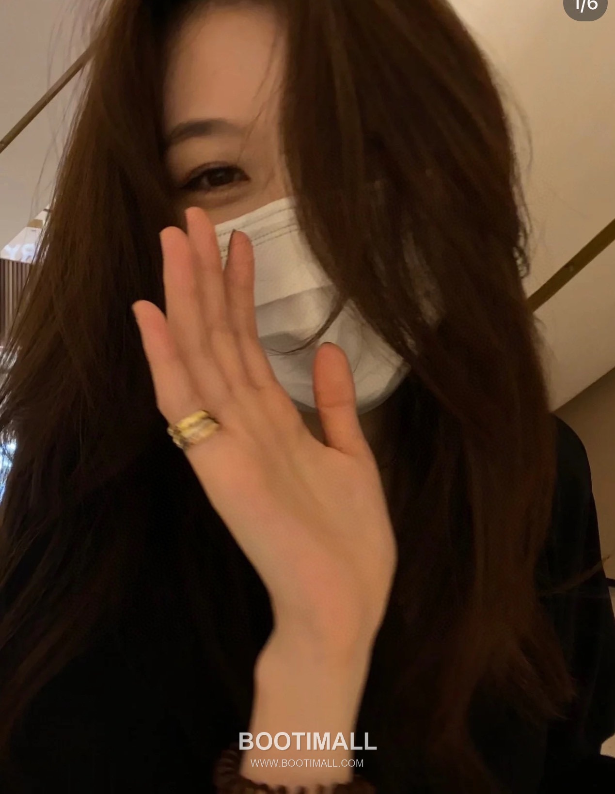 Cartier Trinity Three Tone Interlocking Ring V Gold 까르띠에 트리니티 삼색 인터락킹 링 V 골드 6호 1