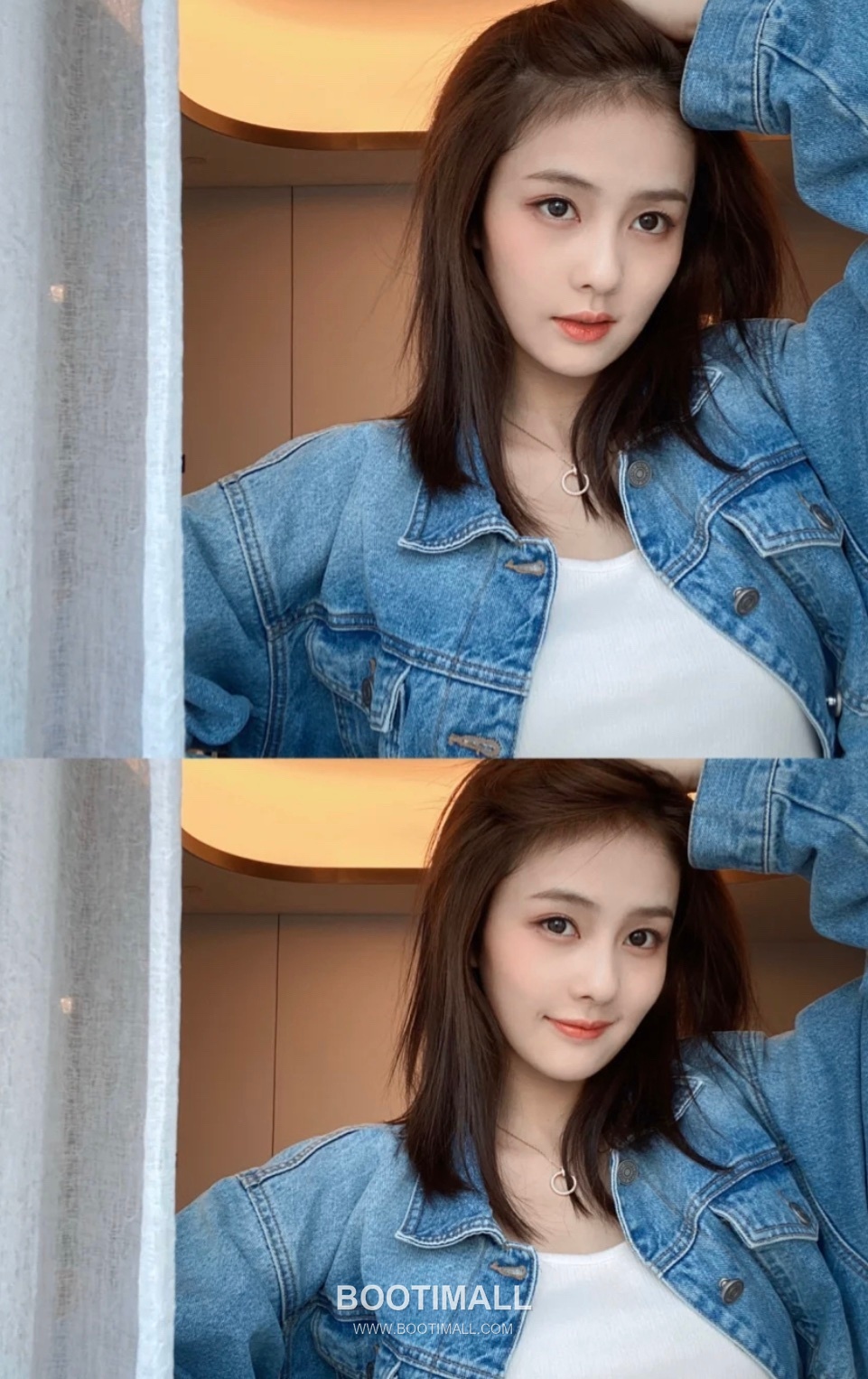 Cartier Juste un Clou Nail Double Side Swarovski Crystal V Gold Chain Necklace 까르띠에 저스트 앵 끌루 네일 더블사이드 스와로브스키 크리스탈 V 골드 체인 네클리스 41cm 2