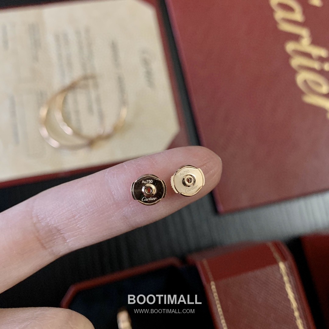 Cartier Juste un Clou Nail Head Swarovski Crystal V Gold Drop Earring 까르띠에 저스트 앵 끌루 네일 헤드 스와로브스키 크리스탈 V 골드 드롭 이어링 16