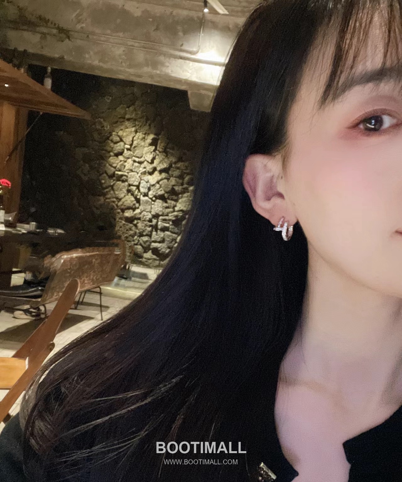Cartier Juste un Clou Full Pavé Swarovski Crystal Nail V Gold Stud Earring 까르띠에 저스트 앵 끌루 풀 파베 스와로브스키 크리스탈 네일 V 골드 스터드 이어링 5