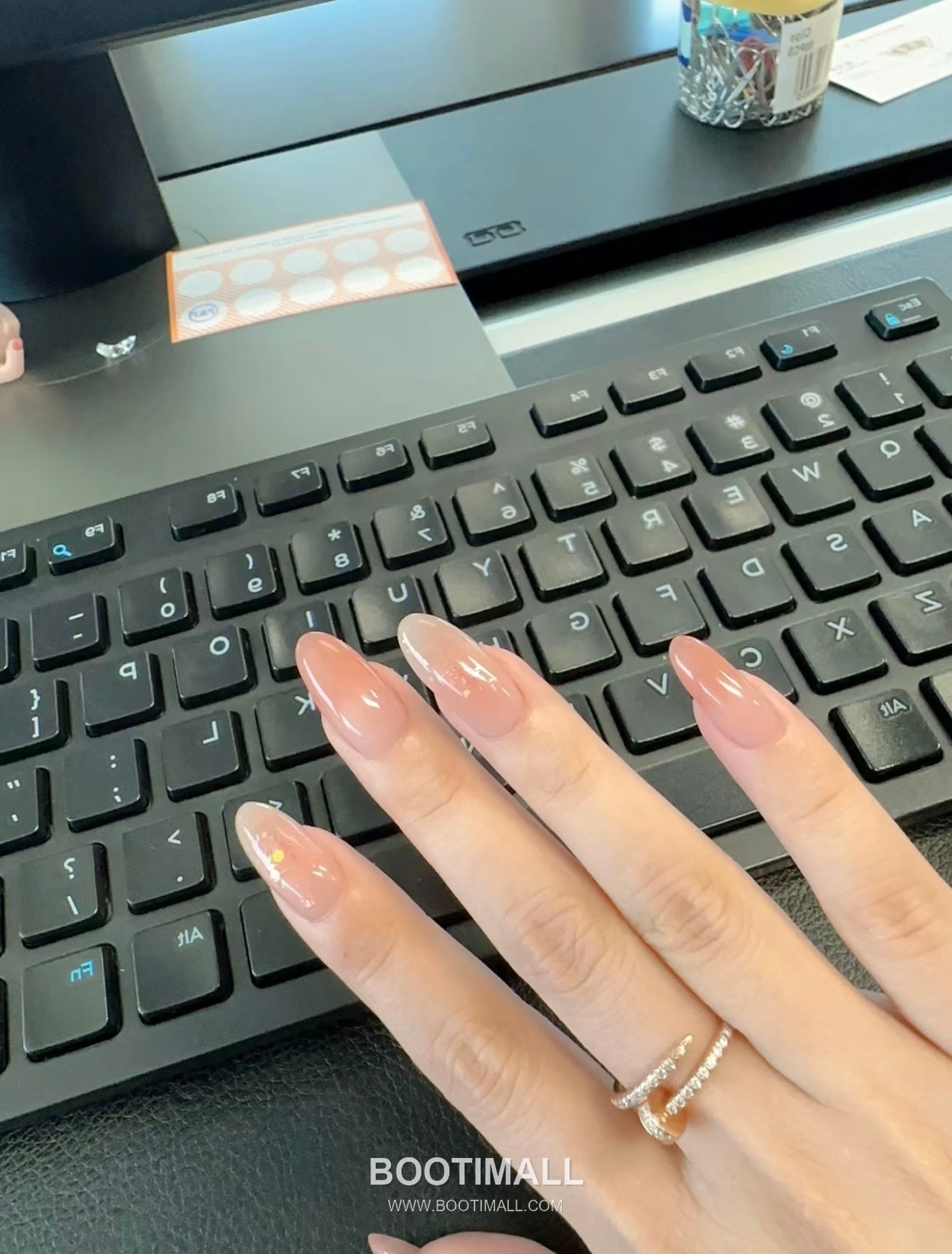 Cartier Juste un Clou Full Pavé Swarovski Crystal Nail V Gold Ring 까르띠에 저스트 앵 끌루 풀 파베 스와로브스키 크리스탈 네일 V 골드 링 6호 4