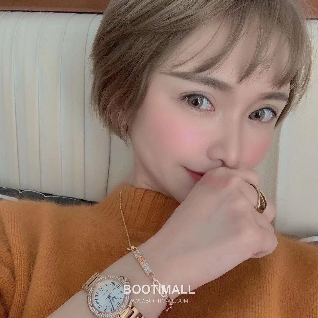 Hermes Diamond Set Chain Link V Gold Bracelet 헤르메스 다이아몬드 세팅 체인 링크 V 골드 브레이슬릿 17cm 8