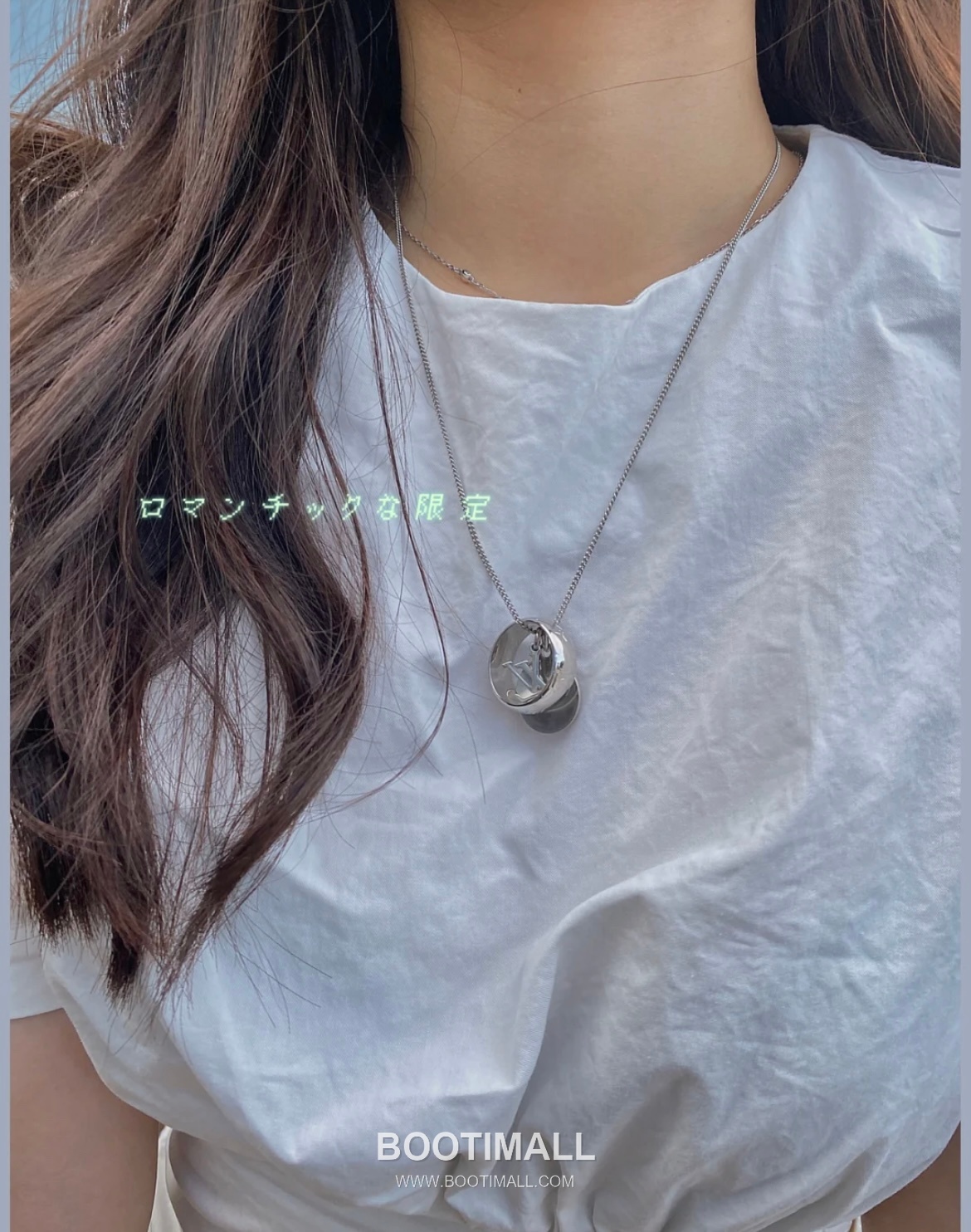 Louis Vuitton Triple Pendant Convertible Chain Brass Necklace 루이비통 트리플 펜던트 컨버터블 체인 황동 네클리스 5