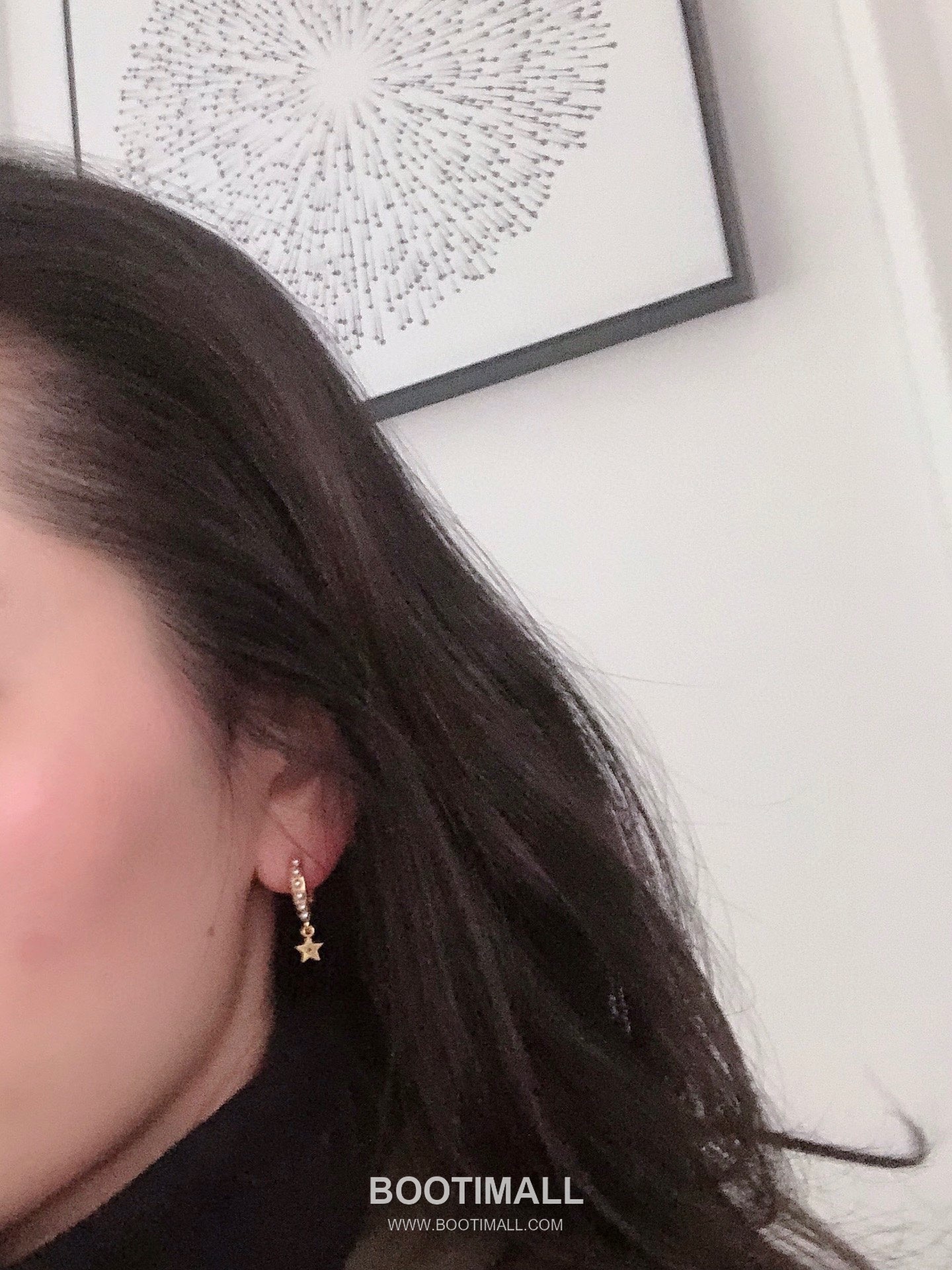 Dior Asymmetric Swarovski Pearl Brass Earring 디올 비대칭 스와로브스키 펄 황동 이어링 2
