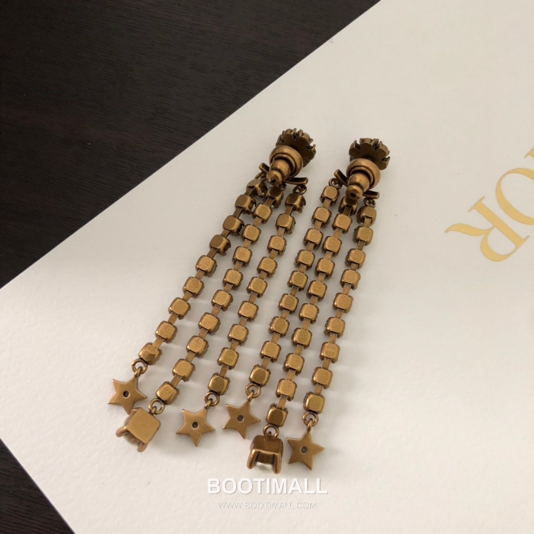 Dior Silver Shadow Swarovski Crystal Mixed Pearl Brass Drop Earring 디올 실버 쉐도우 스와로브스키 크리스탈 믹스 펄 황동 드롭 이어링 8