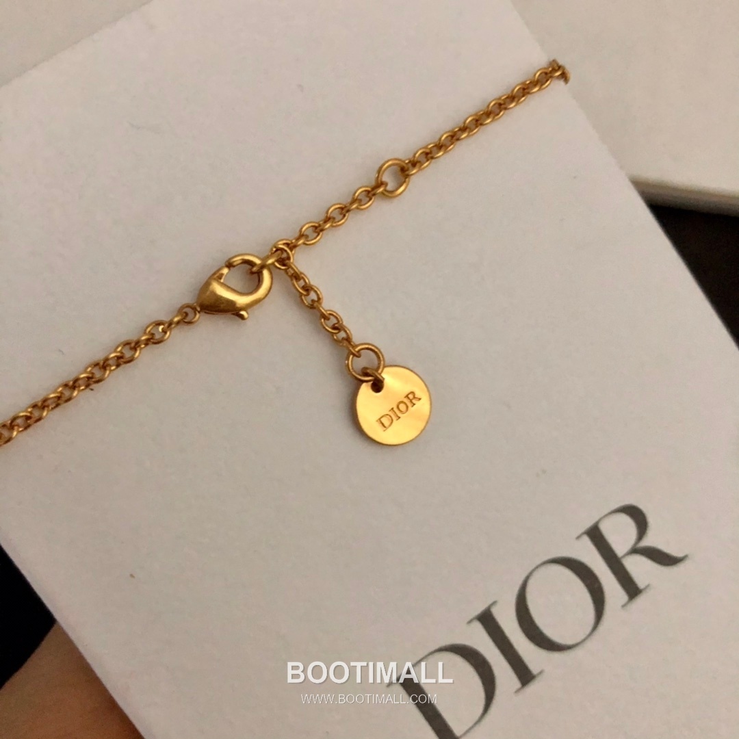 Dior Heart Multicolor Swarovski Crystal Brass Chain Bracelet 디올 하트 멀티컬러 스와로브스키 크리스탈 황동 체인 브레이슬릿 17cm 9