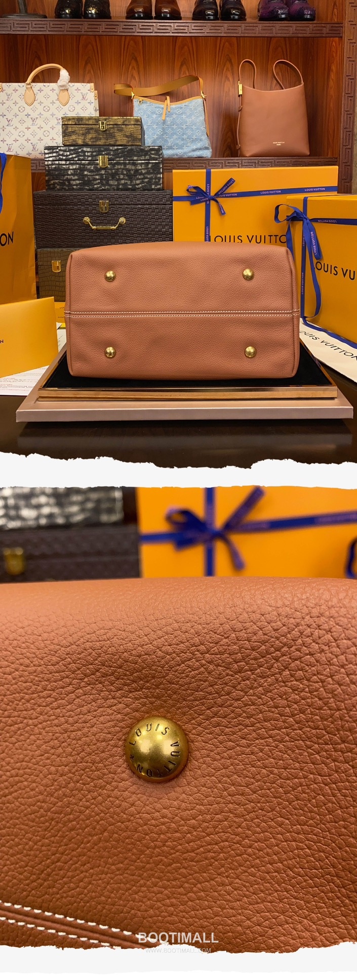 Louis Vuitton Low Key Hobo MM Calfskin Leather Shoulder Bag with Adjustable Strap Lock Detail 루이비통 로우키 호보 MM M24974 카프스킨 숄더백 락 디테일 31cm 4