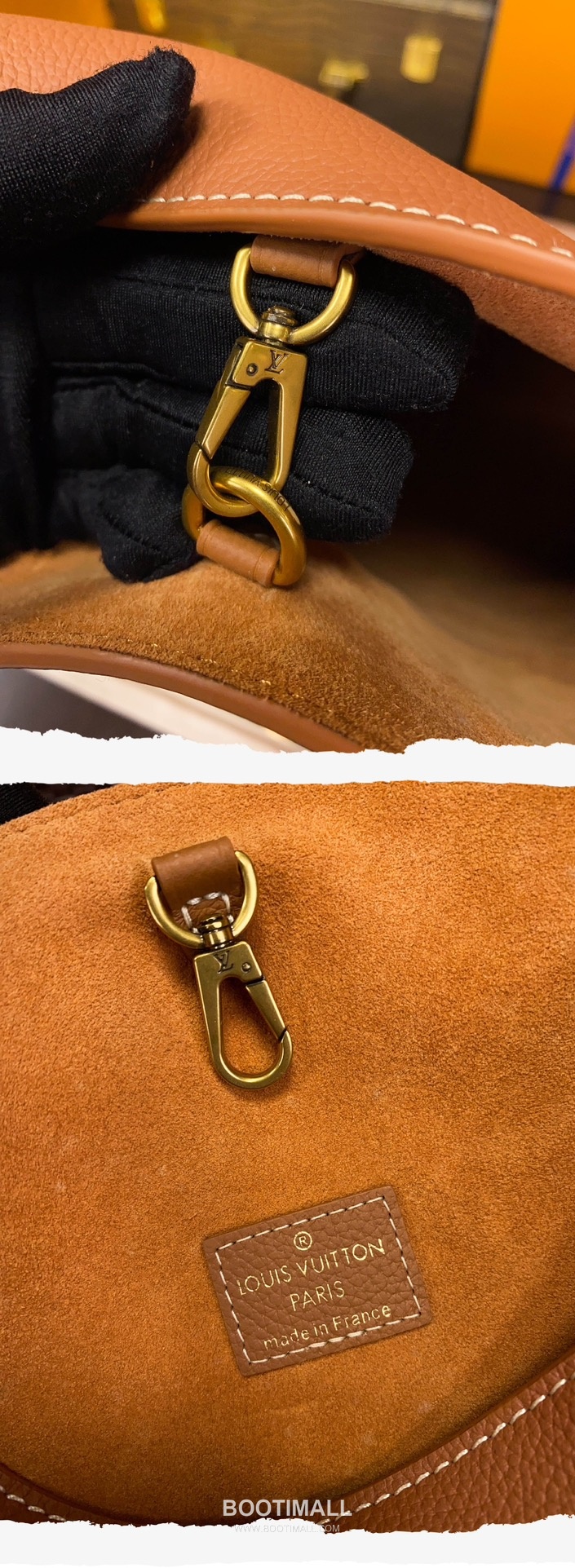 Louis Vuitton Low Key Hobo MM Calfskin Leather Shoulder Bag with Adjustable Strap Lock Detail 루이비통 로우키 호보 MM M24974 카프스킨 숄더백 락 디테일 31cm 8