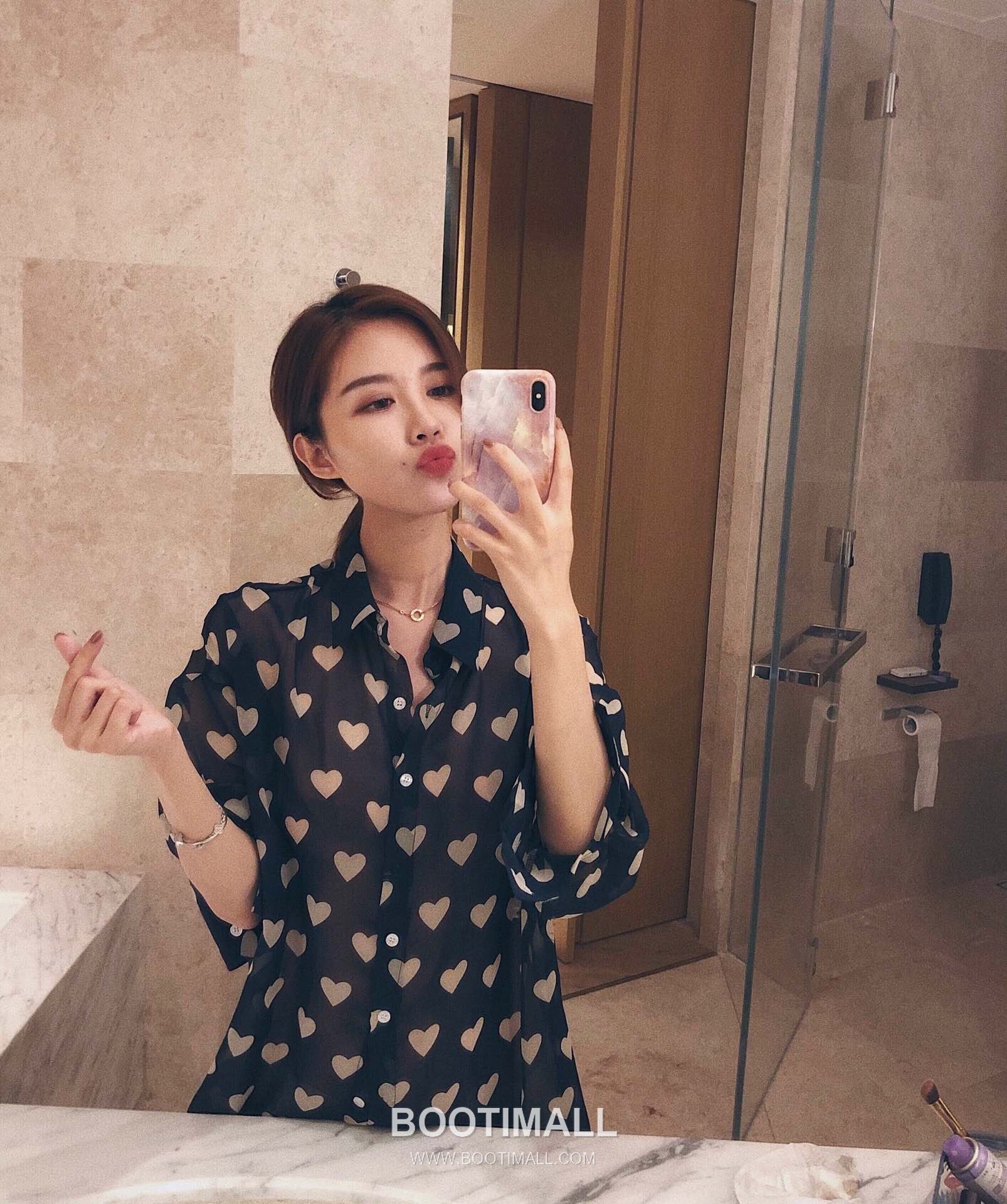 Cartier Love Double Chain Brass Pendant Necklace with Engraved Logo 까르띠에 러브 더블 체인 황동 펜던트 네클리스 인그레이빙 로고 45cm 3