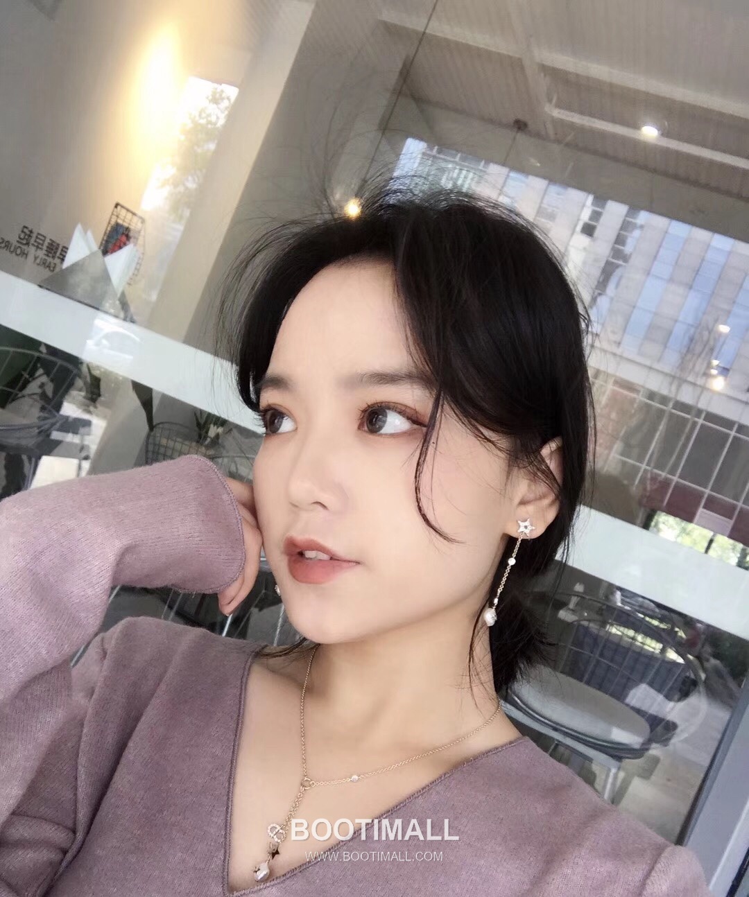 Dior Baroque Pearl Brass Chain Necklace with Adjustable Length 디올 바로크 펄 황동 체인 네클리스 길이조절 45cm 2