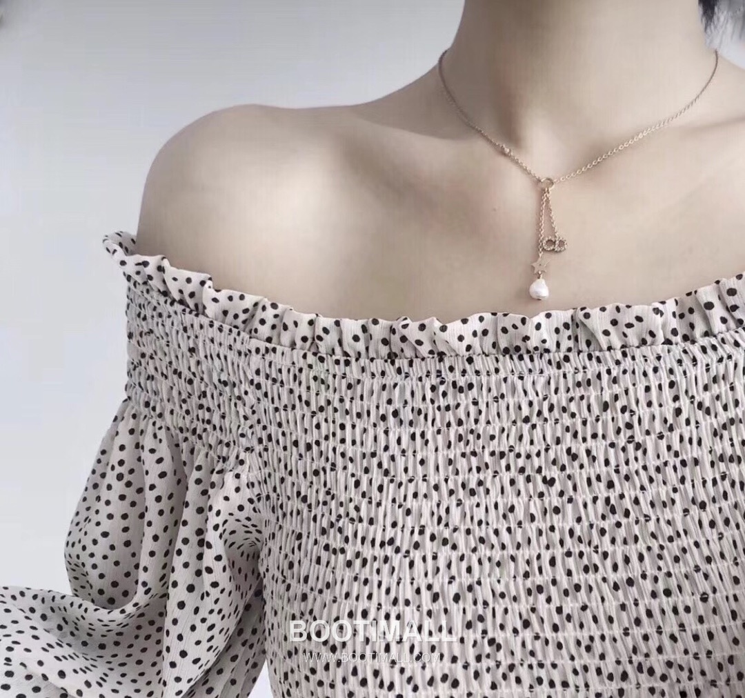 Dior Baroque Pearl Brass Chain Necklace with Adjustable Length 디올 바로크 펄 황동 체인 네클리스 길이조절 45cm 3