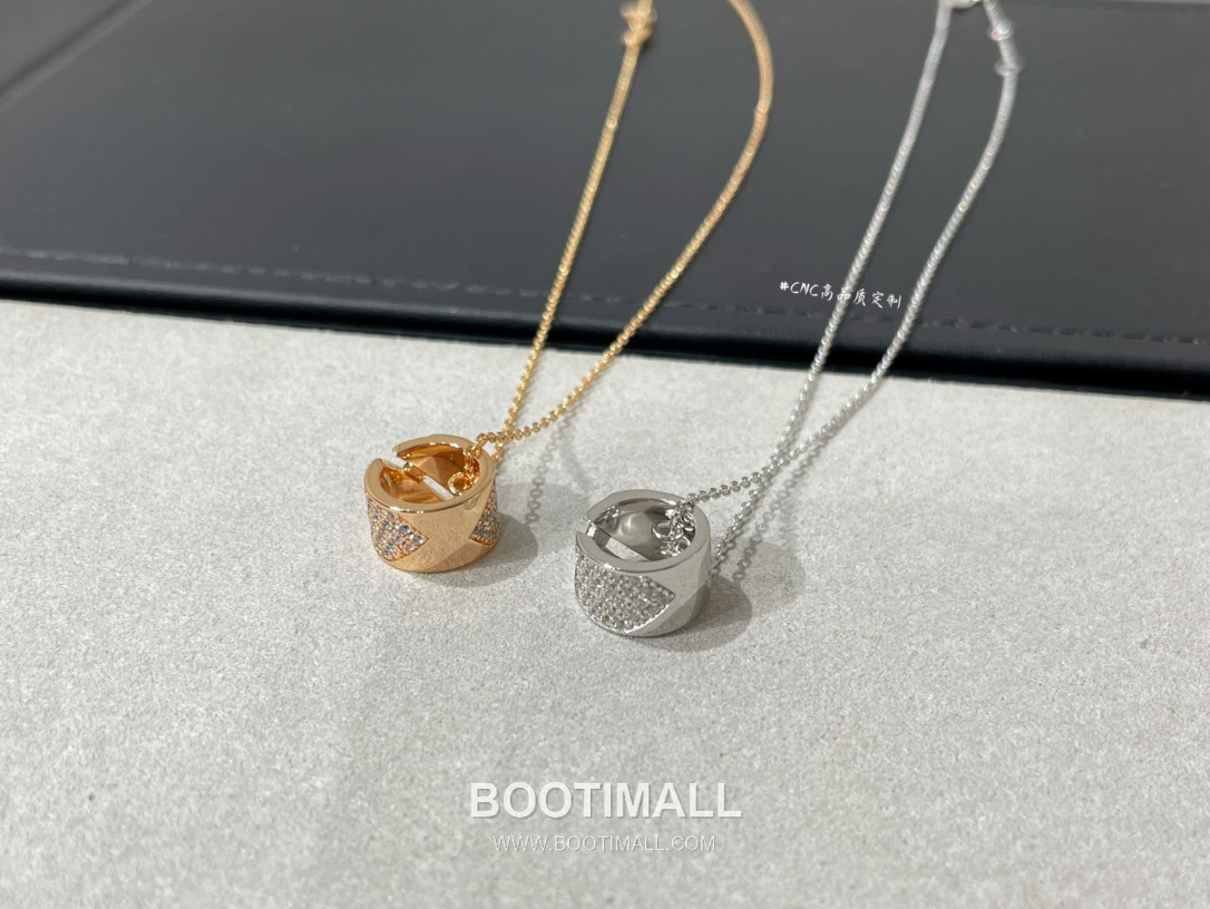 Chaumet Liens Evidence Brass Gold Plated Necklace with Diamond Pendant 쇼메 리앙 에비던스 황동 베이스 금도금 네클리스 다이아 펜던트 13