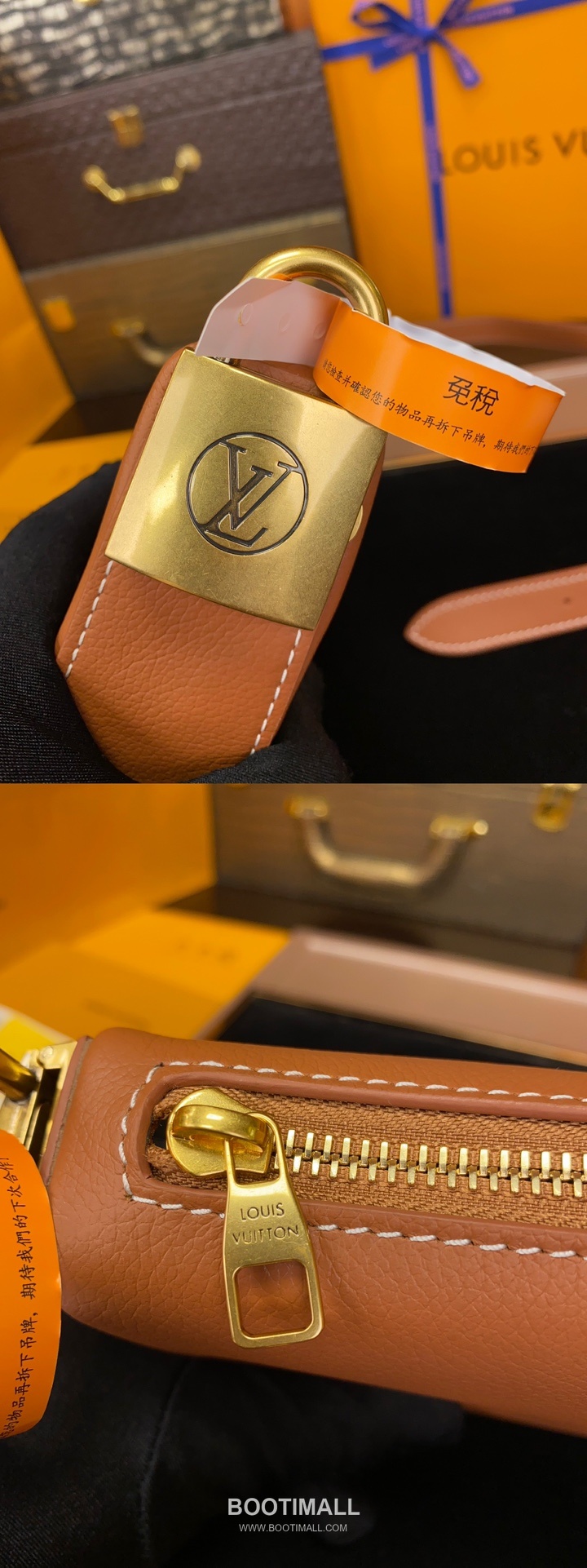 Louis Vuitton Low Key Bumbag Calfskin Leather Crossbody Bag with Zip Pocket Lock Detail 루이비통 로우키 범백 카프스킨 크로스백 지퍼 포켓 락 디테일 M83546 28cm 10