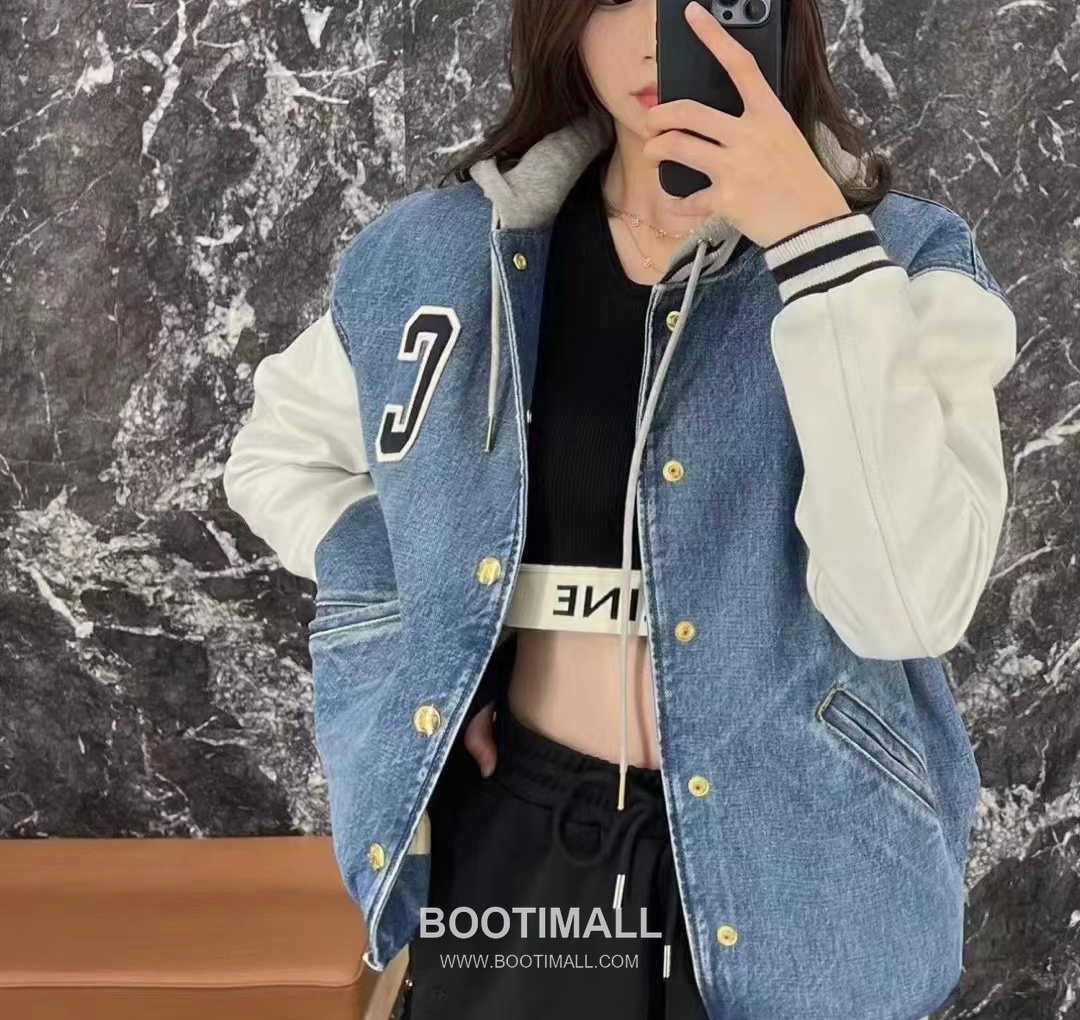 Celine Logo Brass Gold Plated Necklace with Double Layer Chain Full Crystal Letter 셀린느 로고 황동 베이스 금도금 네클리스 더블 레이어 체인 풀 크리스탈 레터 1