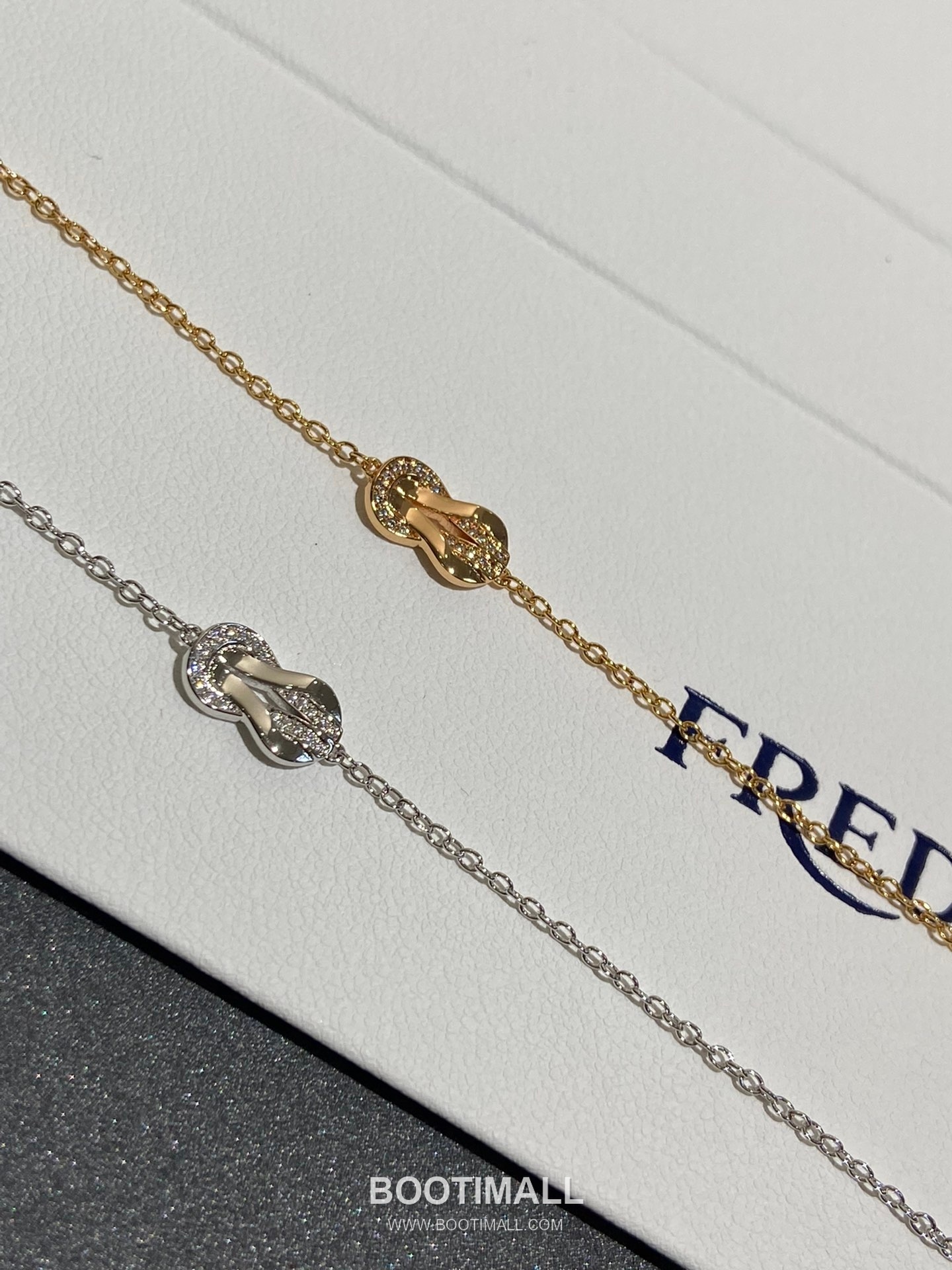 Fred Chance Infinie Brass Gold Plated Bracelet with Infinity Knot Motif 프레드 샹스 인피니 황동 베이스 금도금 브레이슬릿 인피니티 매듭 모티프 5