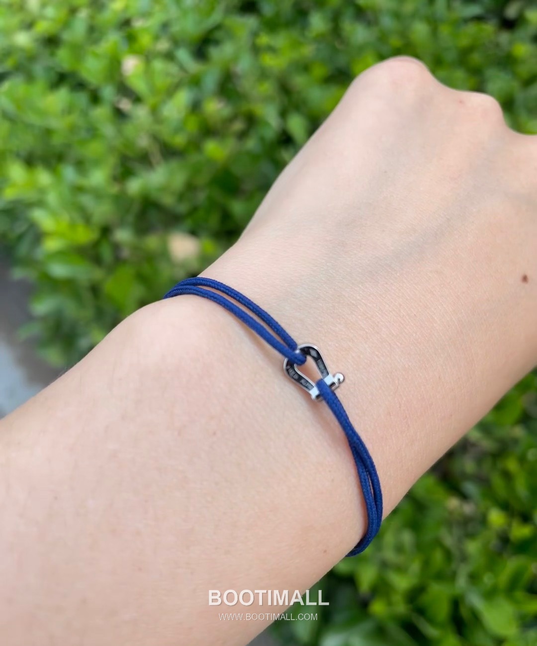 Fred Horseshoe Sterling Silver 925 Bracelet with Mini Nylon Cord 프레드 말굽 스털링 실버 925 브레이슬릿 미니 나일론 코드 3