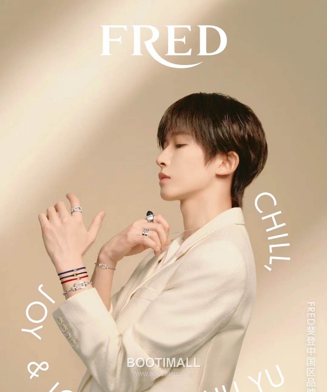 Fred Horseshoe Sterling Silver 925 Bracelet with Mini Nylon Cord 프레드 말굽 스털링 실버 925 브레이슬릿 미니 나일론 코드 6