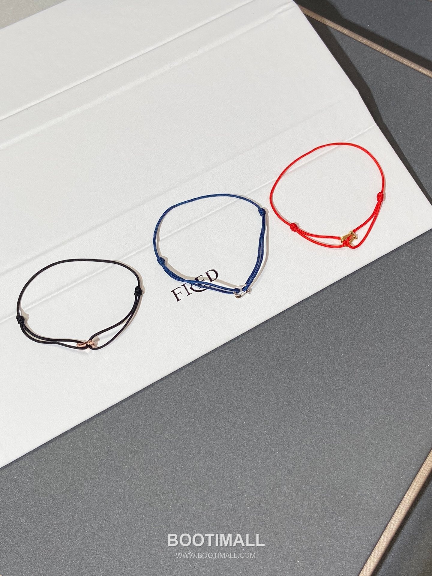 Fred Horseshoe Sterling Silver 925 Bracelet with Mini Nylon Cord 프레드 말굽 스털링 실버 925 브레이슬릿 미니 나일론 코드 7