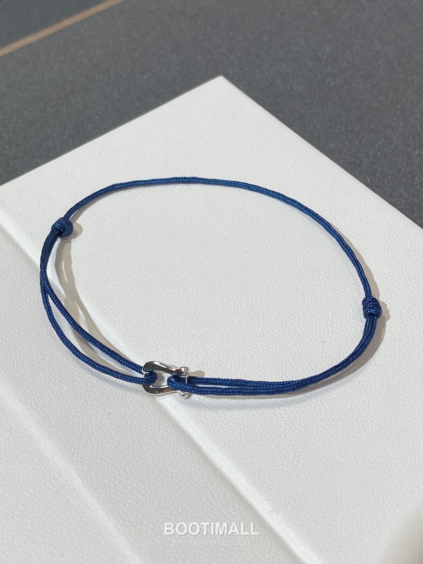 Fred Horseshoe Sterling Silver 925 Bracelet with Mini Nylon Cord 프레드 말굽 스털링 실버 925 브레이슬릿 미니 나일론 코드 12