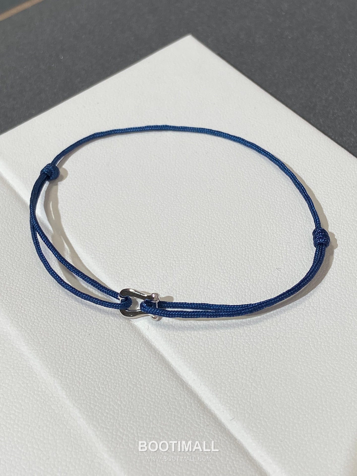 Fred Horseshoe Sterling Silver 925 Bracelet with Mini Nylon Cord 프레드 말굽 스털링 실버 925 브레이슬릿 미니 나일론 코드 13