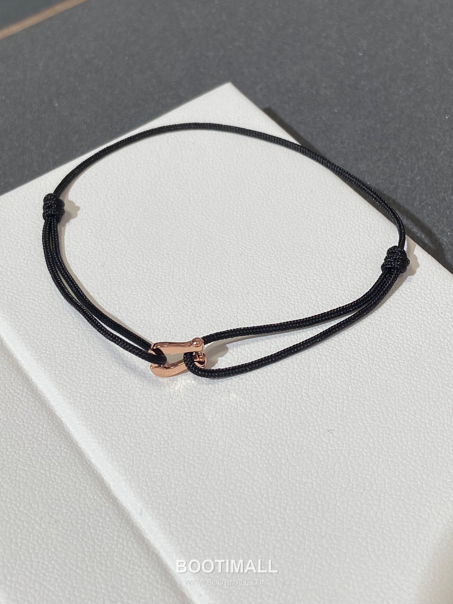Fred Horseshoe Sterling Silver 925 Bracelet with Mini Nylon Cord 프레드 말굽 스털링 실버 925 브레이슬릿 미니 나일론 코드 14