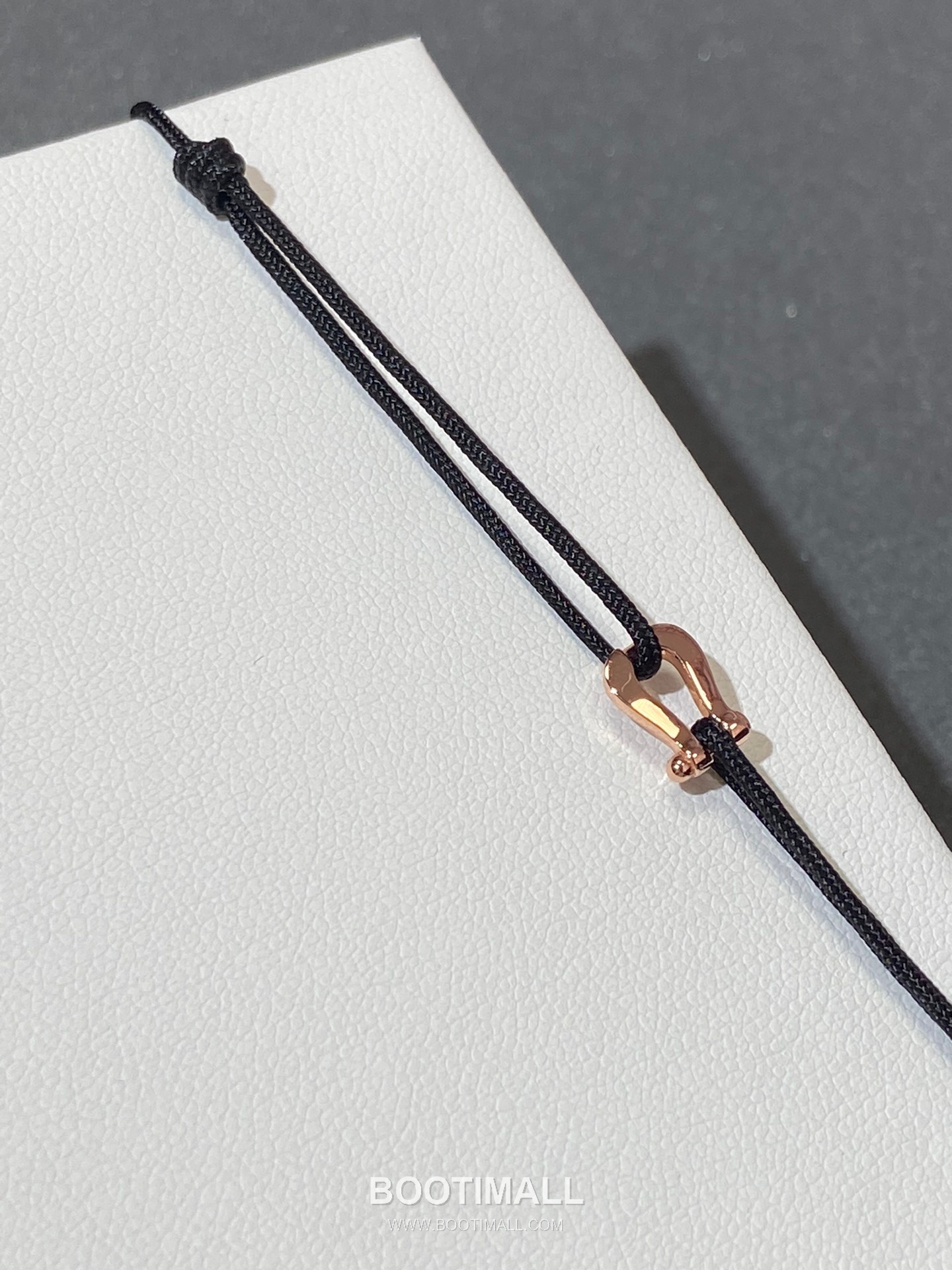 Fred Horseshoe Sterling Silver 925 Bracelet with Mini Nylon Cord 프레드 말굽 스털링 실버 925 브레이슬릿 미니 나일론 코드 15