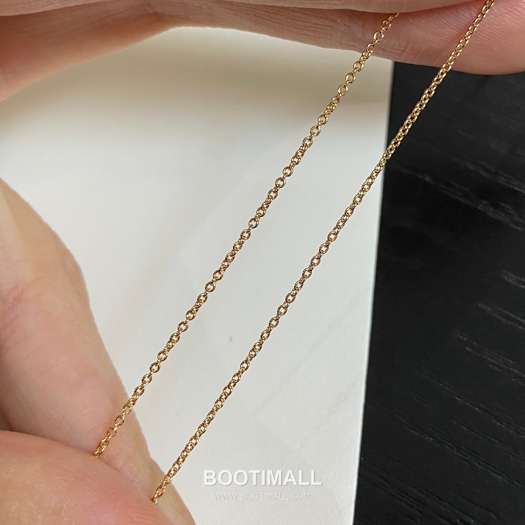 Qeelin Wulu Brass Gold Plated Necklace with Double Gourd Pendant Chalcedony Diamond 기린 울루 황동 베이스 금도금 네클리스 더블 호리병 펜던트 옥수 다이아 14