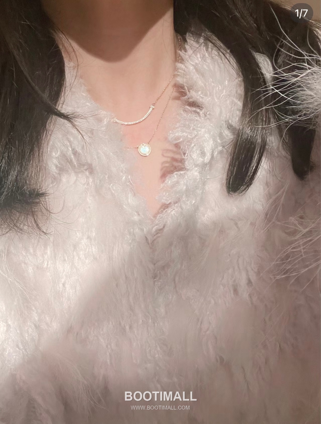 Bvlgari Brass Gold Plated Necklace with Double Sided Disc Pendant Onyx Mother of Pearl 불가리 황동 베이스 금도금 네클리스 더블 사이드 디스크 펜던트 오닉스 자개 5