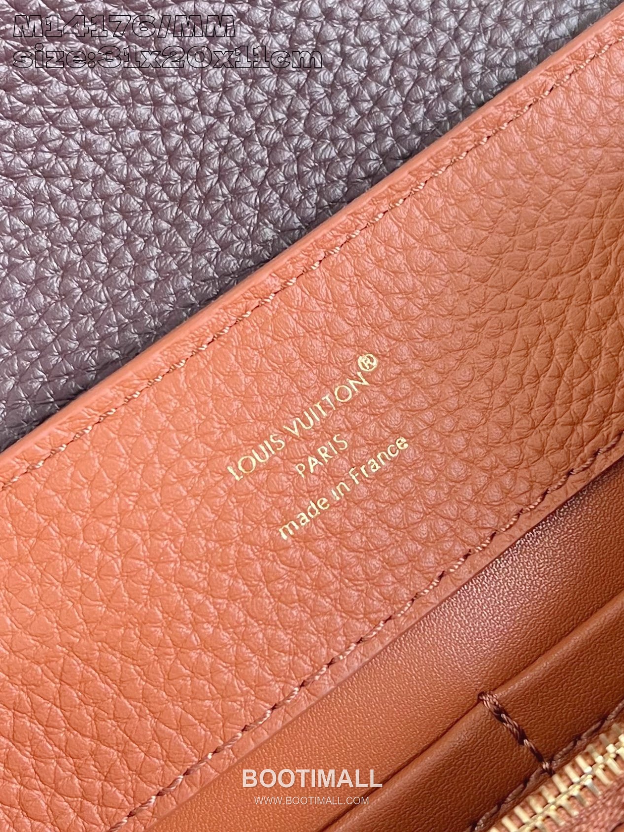 Louis Vuitton Capucines Taurillon Leather Top Handle Bag with Flap Logo Detail 루이비통 카퓌신 타우릴론 레더 탑핸들백 M14176 31cm 9