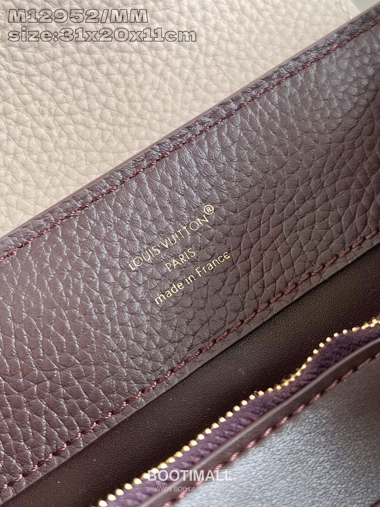 Louis Vuitton Capucines Taurillon Leather Top Handle Bag with Flap Logo Detail 루이비통 카퓌신 타우릴론 레더 탑핸들백 M14176 31cm 9