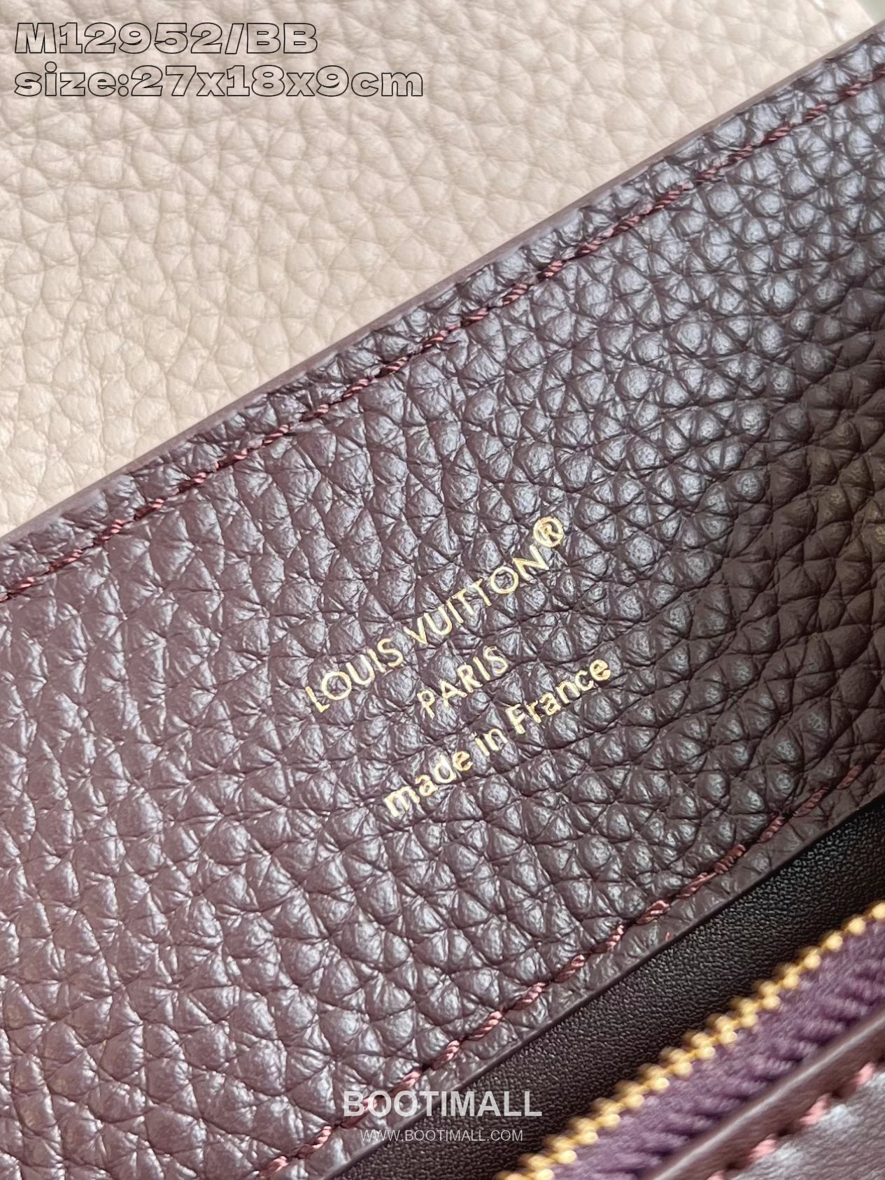 Louis Vuitton Capucines Taurillon Leather Top Handle Bag with Flap Logo Detail 루이비통 카퓌신 타우릴론 레더 탑핸들백 M14176 27cm 9