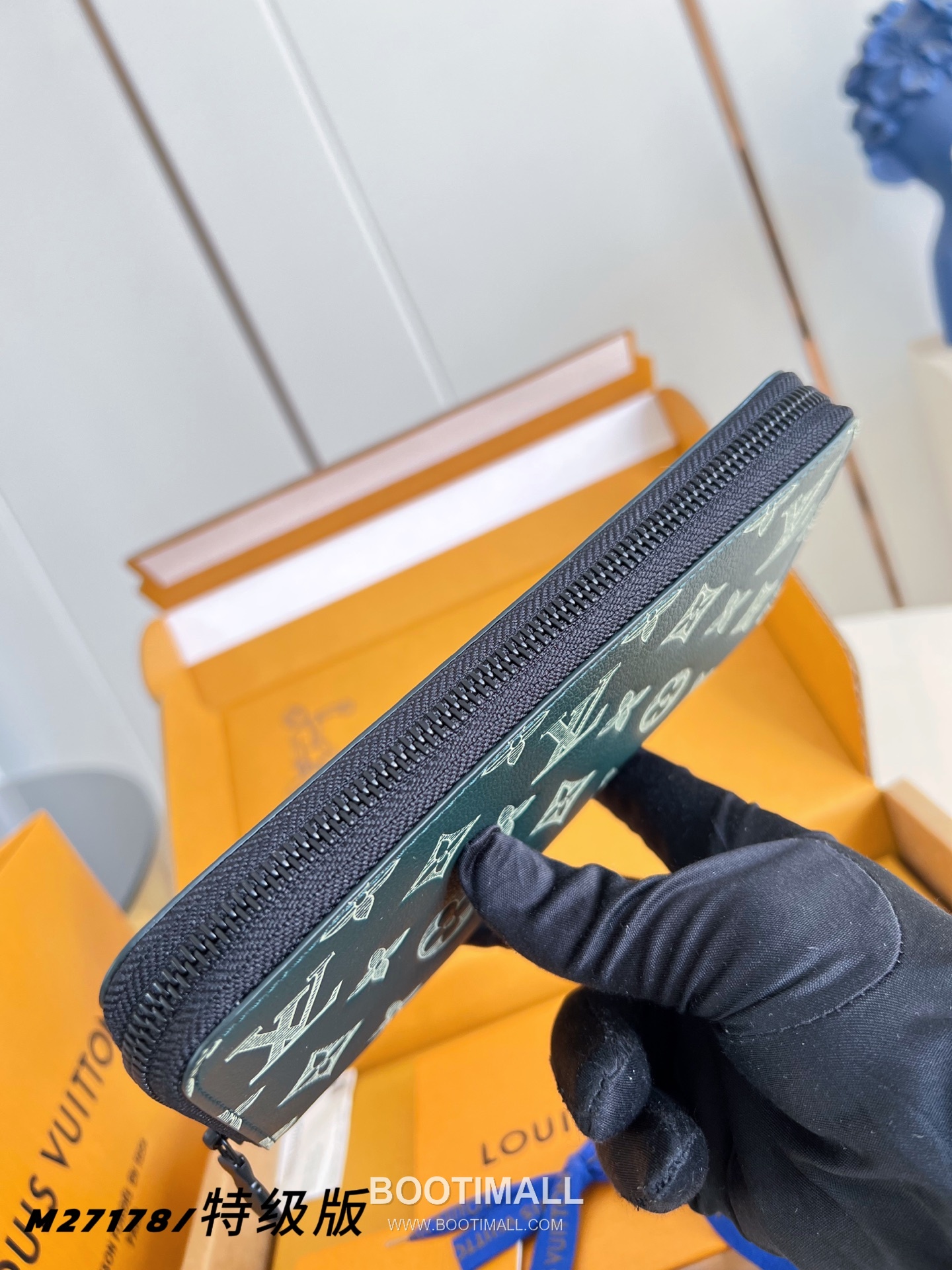 Louis Vuitton Zippy Horizontal Calfskin Leather Wallet with Zip Pocket Card Slot Detail 루이비통 지피 호리즌탈 카프스킨 레더 지퍼 장지갑 M27178 21cm 7