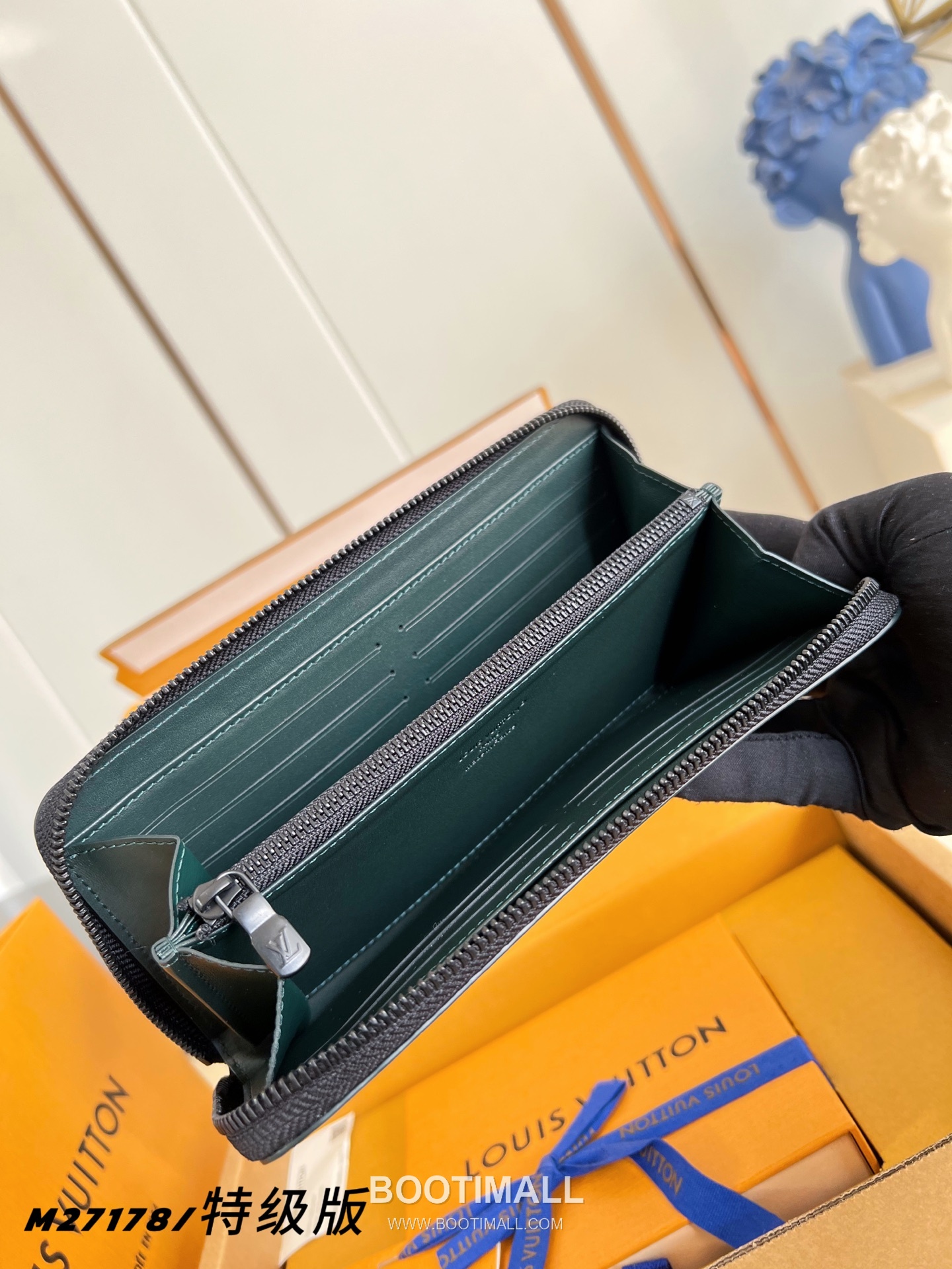 Louis Vuitton Zippy Horizontal Calfskin Leather Wallet with Zip Pocket Card Slot Detail 루이비통 지피 호리즌탈 카프스킨 레더 지퍼 장지갑 M27178 21cm 8